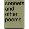 Sonnets And Other Poems by Thomas Jevons