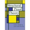 Structural Proof Theory door Professor Sara Negri