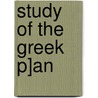 Study of the Greek P]an door Arthur Fairbanks
