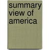 Summary View of America door Isaac Candler