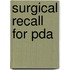 Surgical Recall For Pda