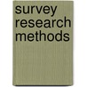 Survey Research Methods door Jr. Fowler Floyd J.