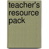 Teacher's Resource Pack door Tanya Jones