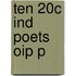 Ten 20c Ind Poets Oip P