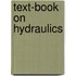Text-Book On Hydraulics