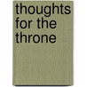 Thoughts for the Throne door Donald A. Voorhees