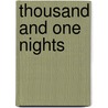 Thousand and One Nights by Edward William Lane