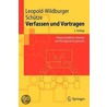 Verfassen und Vortragen door Ulrike Leopold-Wildburger