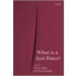 What Is A Just Peace? C
