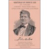 Writings Of John D. Lee door Samuel Nyal Henrie