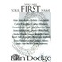 You Are Your First Name