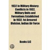 1932 in Military History door Books Llc