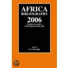 Africa Bibliography 2006 door T.A. Barringer