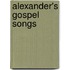 Alexander's Gospel Songs