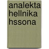 Analekta Hellnika Hssona door Andrew Dalzel