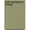 Anthropologische Beitrge door Georg Gerland