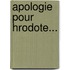 Apologie Pour Hrodote...