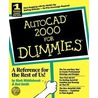 Autocad 2000 For Dummies door Mark Middlebrook