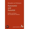 Autonomie und Autorität door Alexander von Pechmann