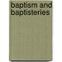 Baptism And Baptisteries