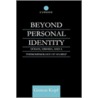 Beyond Personal Identity door Gereon Kopf
