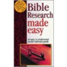 Bible Research Made Easy by Mark Water