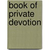 Book of Private Devotion door Hannah More