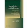 Boundaries and Belonging door Joel S. Migdal