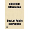 Bulletin Of Information. door Wisconsin State Horticultural Society