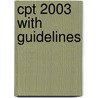 Cpt 2003 With Guidelines door Terence Johnson