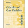 Calculus of One Variable door Keith Edwin Hirst