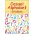 Casual Alphabet Stickers