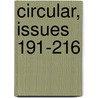 Circular, Issues 191-216 door Service United States.