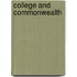 College And Commonwealth