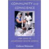 Community and Conscience door Gideon Shimoni