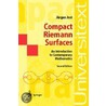 Compact Riemann Surfaces door Jurgen Jost