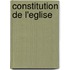 Constitution De L'Eglise