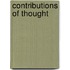 Contributions Of Thought