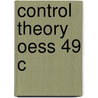 Control Theory Oess 49 C door Suguru Arimoto