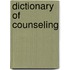 Dictionary Of Counseling