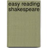 Easy Reading Shakespeare door Richard Cuddington