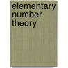 Elementary Number Theory door William Stein