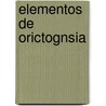 Elementos de Orictognsia door Andrs Manuel Del Ro