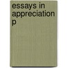 Essays In Appreciation P door Christopher Ricks
