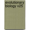 Evolutionary Biology V25 door Max K. Hecht