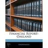 Financial Report-Oakland door Anonymous Anonymous