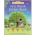 First Words Sticker Book