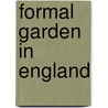 Formal Garden in England door Reginald Theodore Blomfield