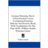 German Principia, Part I