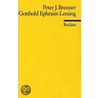 Gotthold Ephraim Lessing by Peter J. Brenner